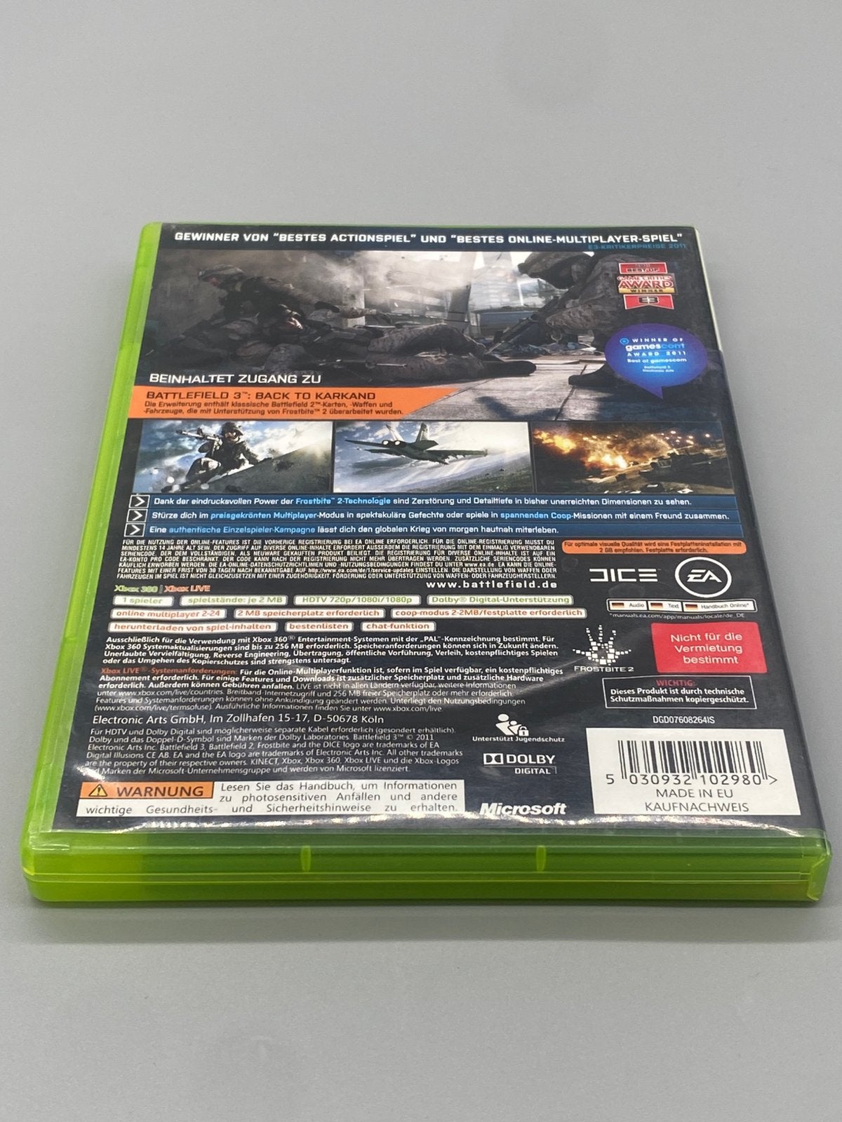 Battlefield 3 Limited Edition – Xbox 360 – Compleet, Spelcomputers en Games, Games | Xbox 360, Vanaf 18 jaar, 1 speler, Ophalen of Verzenden