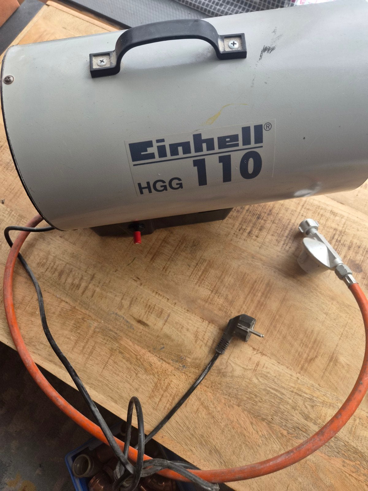 Einhell HGG 110 heteluchtkanon - Zo goed als nieuw, Doe-het-zelf en Verbouw, Ophalen of Verzenden, Zo goed als nieuw, 800 watt of meer