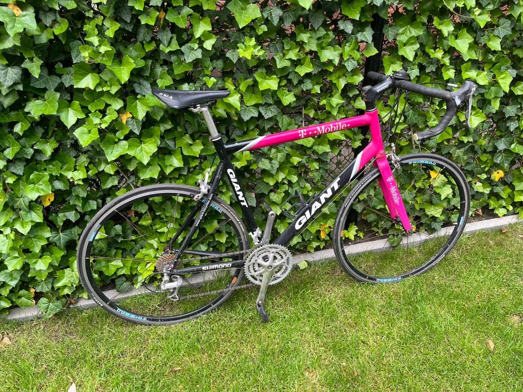 Giant TCR T-Mobile Team racefiets, framemaat XL, Fietsen en Brommers, Fietsen | Racefietsen, Ophalen, 28 inch, Gebruikt, Heren