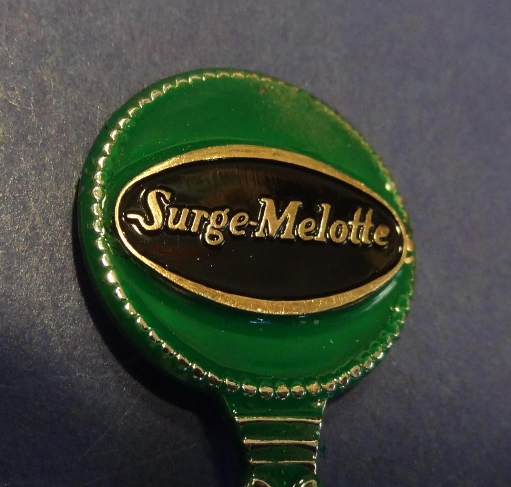 Surge Melotte Melkmachine Koffie Thee Lepel in Zwart, Gebruikt, Verzenden, Overige typen, 1960 - 1969