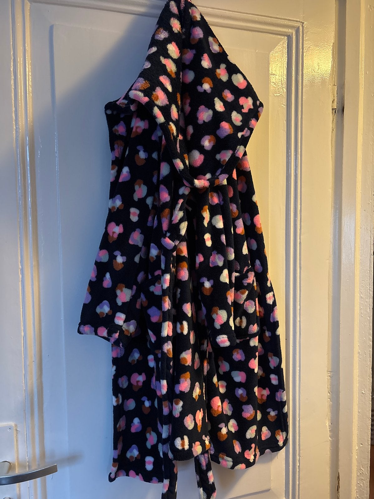 Hema Badjas met luipaardprint - Maat 146/152, Ophalen of Verzenden, Zo goed als nieuw, Meisje, Nacht- of Onderkleding