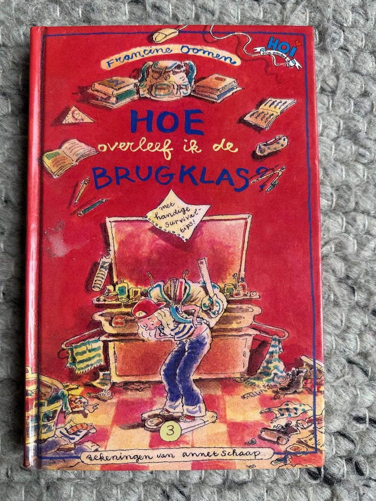 Francine Oomen - Hoe overleef ik de brugklas?, Gelezen, Francine Oomen, Ophalen of Verzenden, Fictie