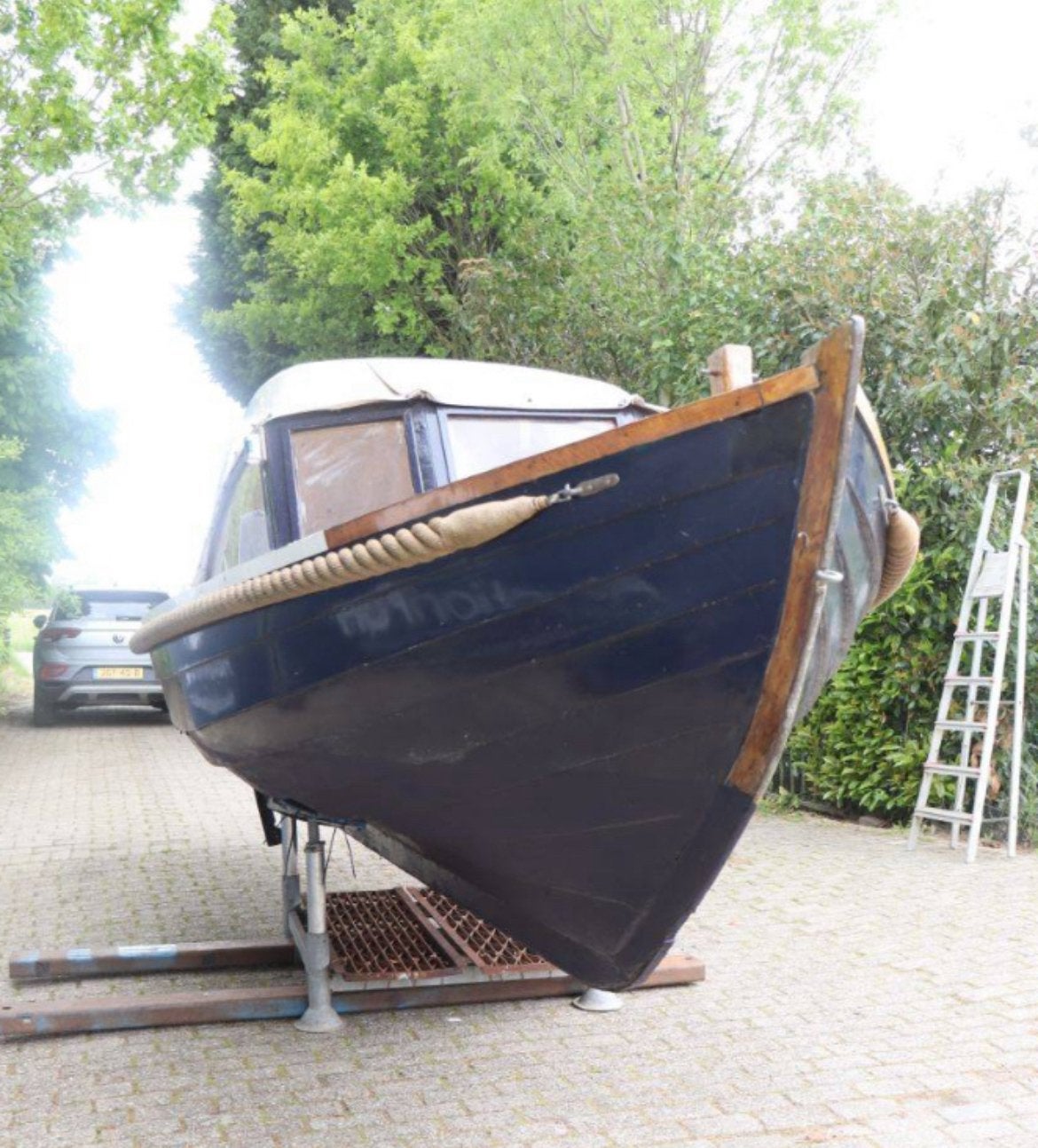Opknapper Houten sloep inboard diesel, Watersport en Boten, Sloepen, Ophalen, Gebruikt, Binnenboordmotor, Diesel