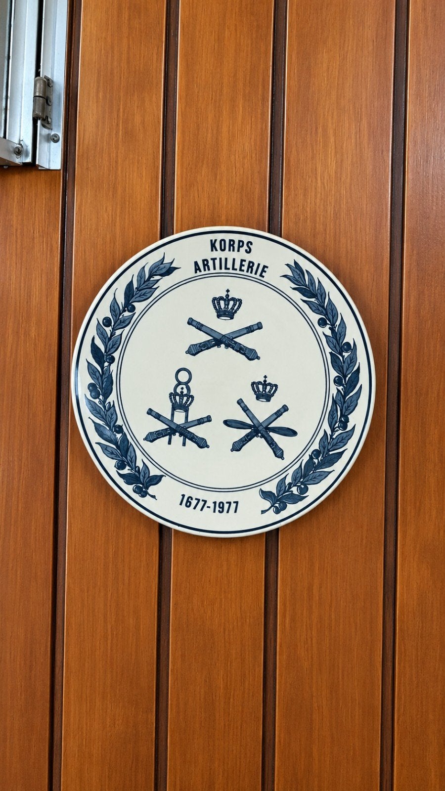 Korps Artillerie Herdenkingsbord 1677-1977, Ophalen of Verzenden