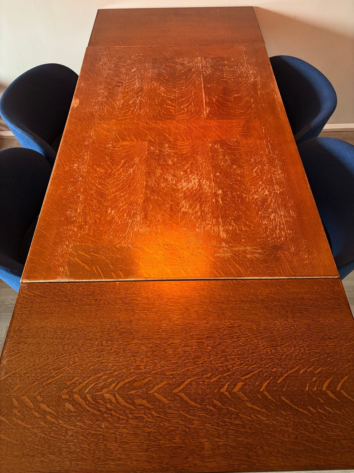 Foto 5 van Uitschuifbare vintage eettafel