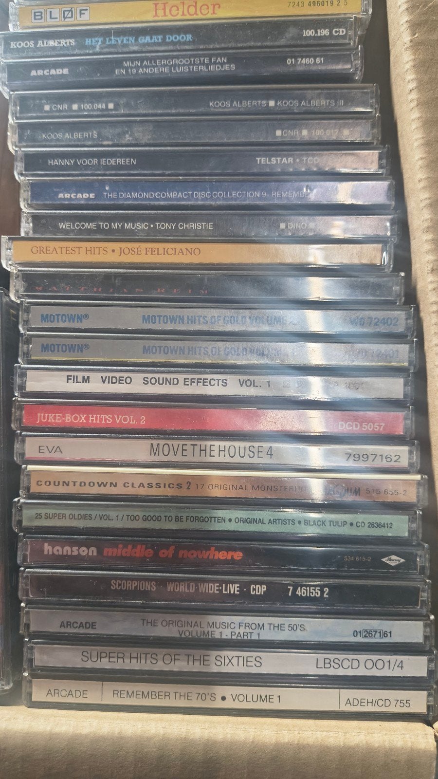 Diverse CD's: Nationaal & Internationaal, Enkel & Dubbel, Ophalen, Inclusief doosje, Gebruikt, Album