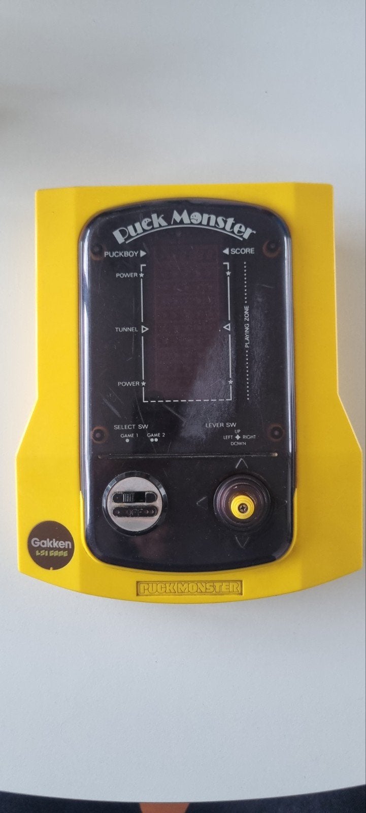 Puck Monster – Gakken (Japan) Vintage handheld videogame, Spelcomputers en Games, Spelcomputers | Overige, Ophalen of Verzenden