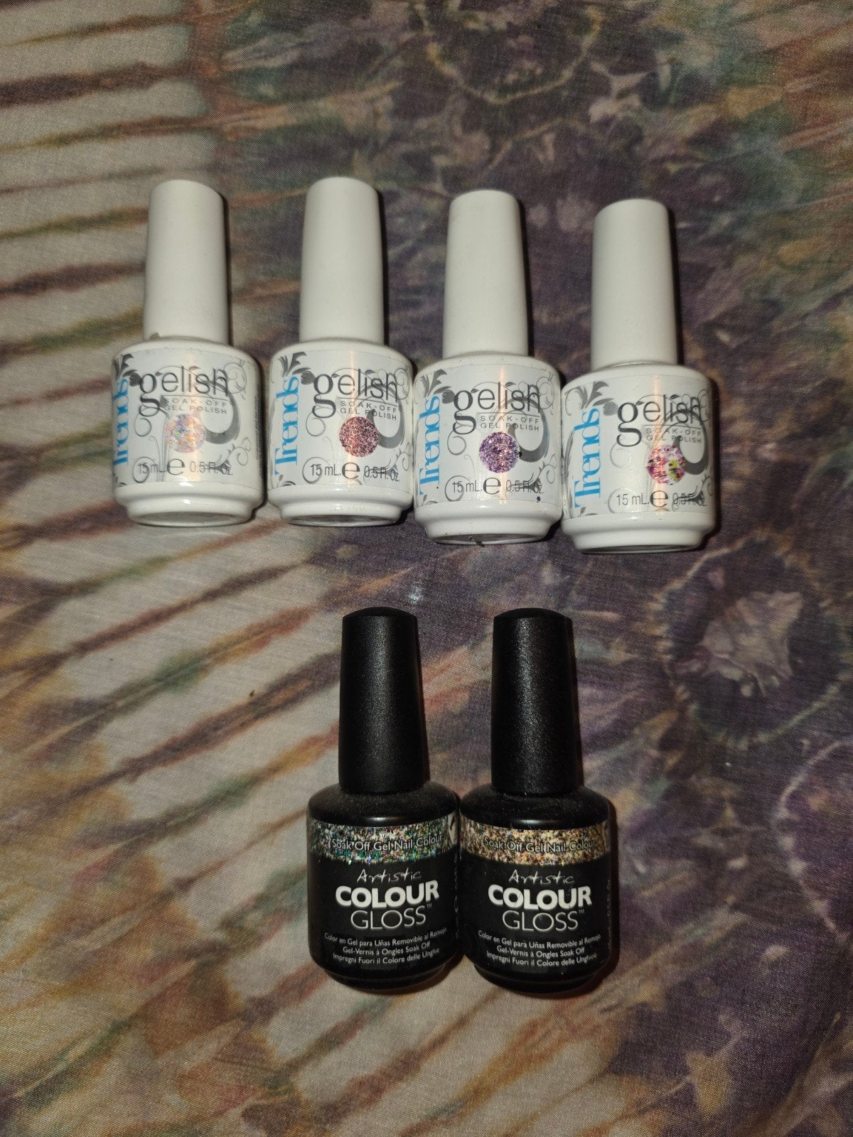 Gelish en Artistic Colour Gloss Soak-Off Gel Nagellak Set, Ophalen of Verzenden, Nieuw, Overige typen