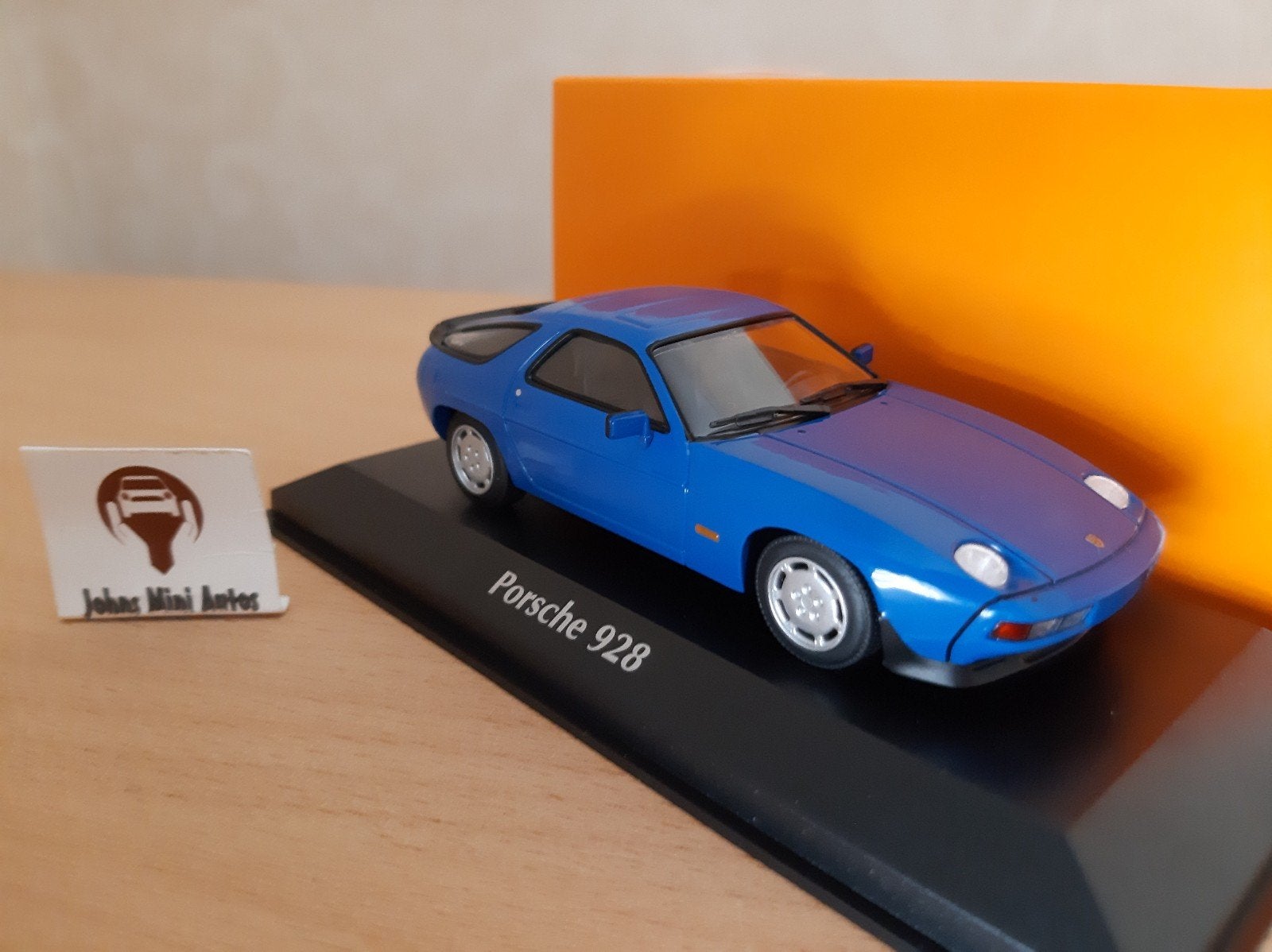 Porsche 928 1979 Shark Blue van Maxichamps 1:43, Overige merken, Auto, Nieuw, Ophalen of Verzenden