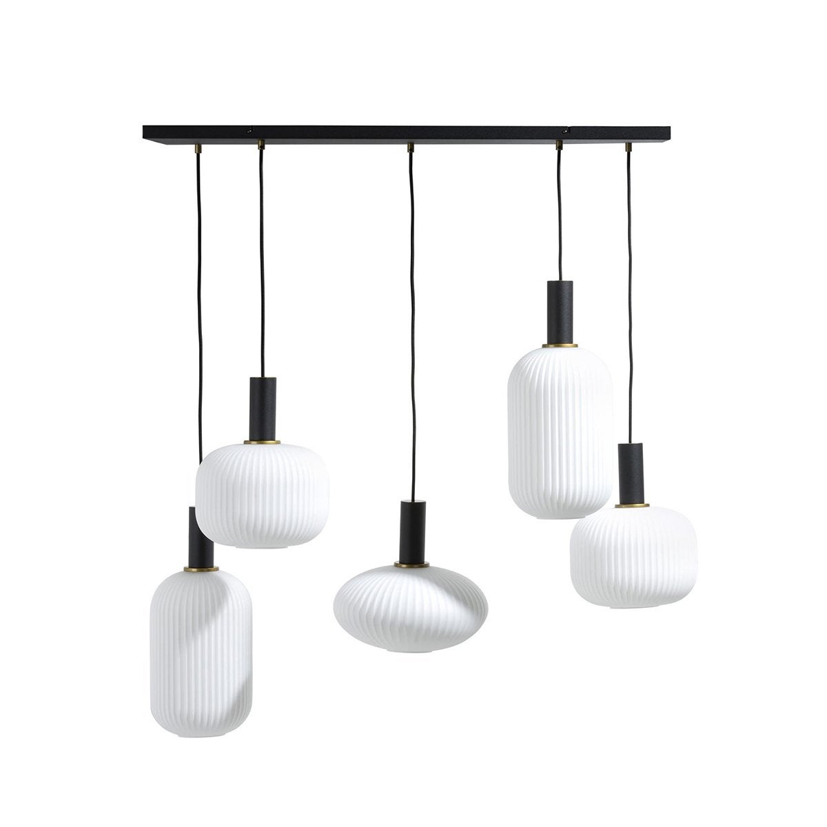 Coco Maison Hanglamp David 5 - Zo goed als nieuw, Ophalen, Zo goed als nieuw, Glas