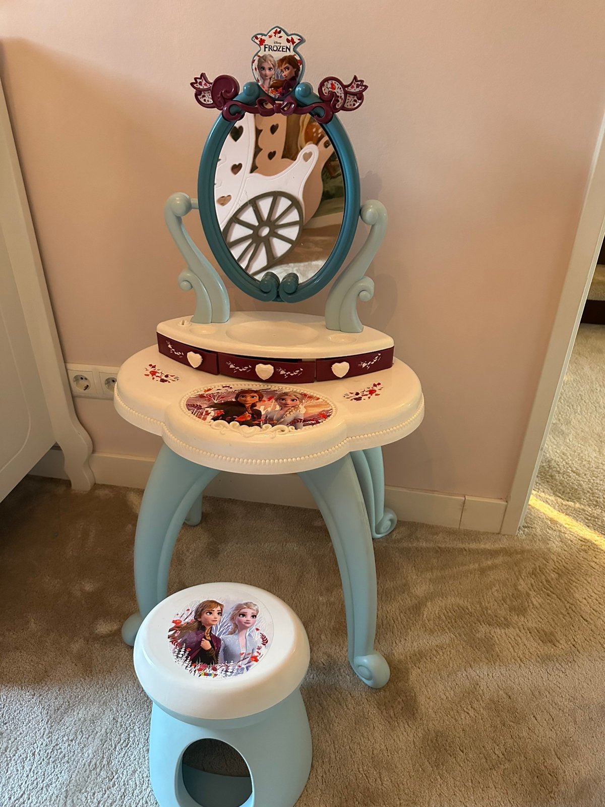 Frozen kaptafel met spiegel, Ophalen, Meisje