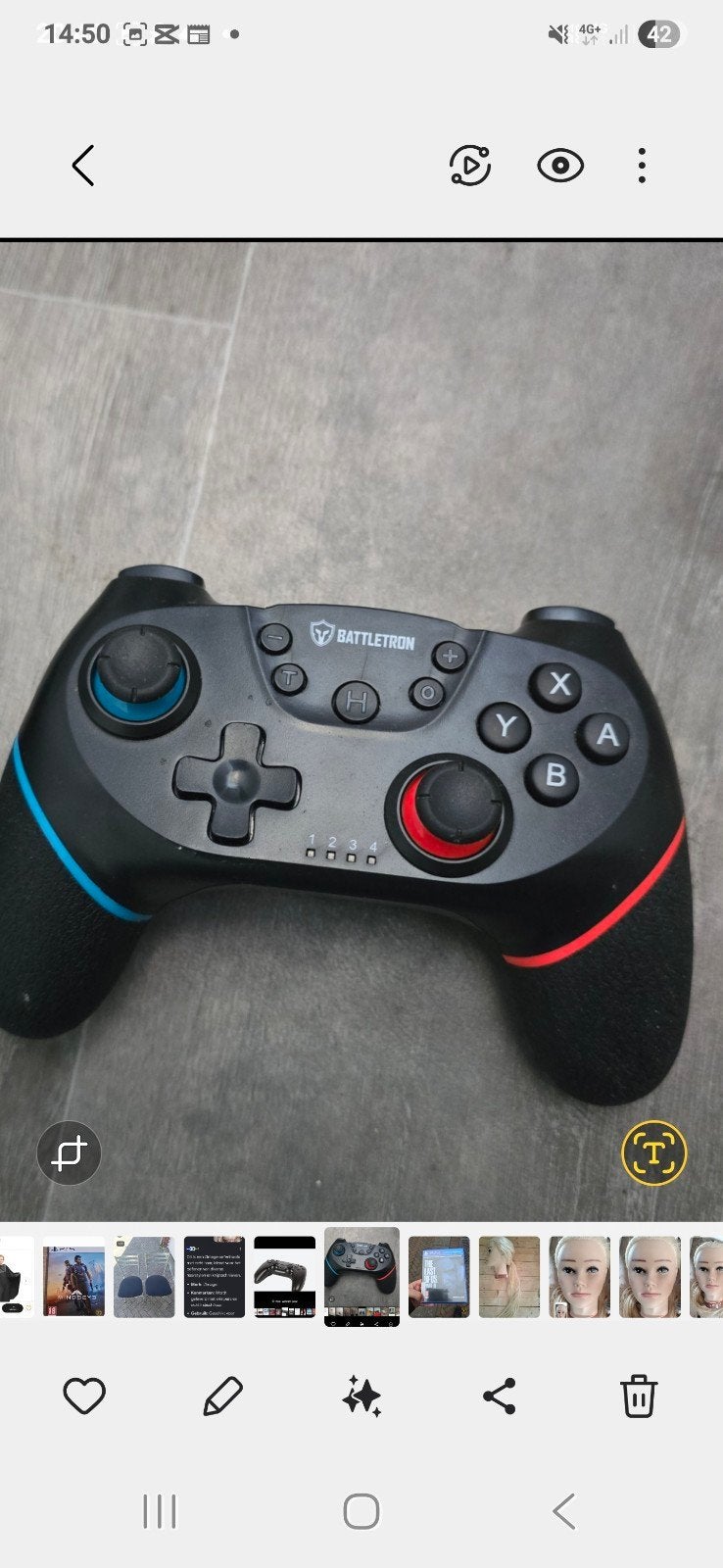 Battletron Gamecontroller - Zo goed als nieuw, Zo goed als nieuw, PC, Overige typen, Overige merken