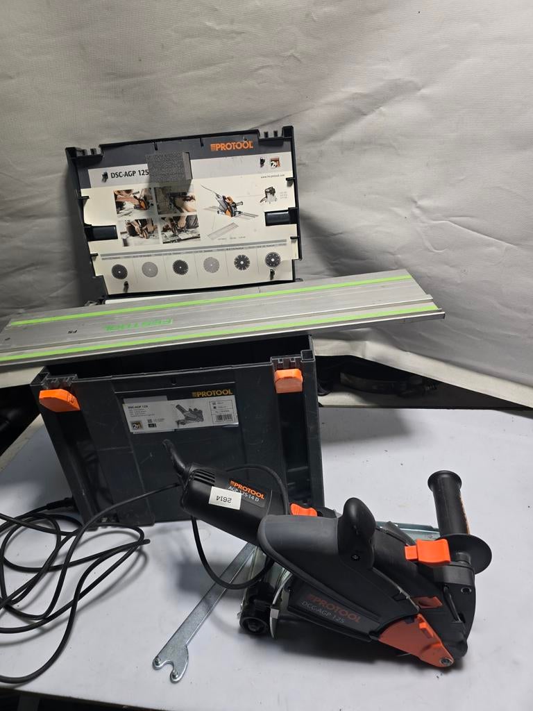Protool & Festool railslijper doorslijpsysteem incl liniaal, Ophalen of Verzenden, Protool, N.v.t, N.v.t