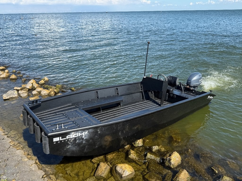 Onverwoestbare zelflozend HDPE werkboot platbodem aluminium, Overige merken, Kunststof, 15 cm, Nieuw