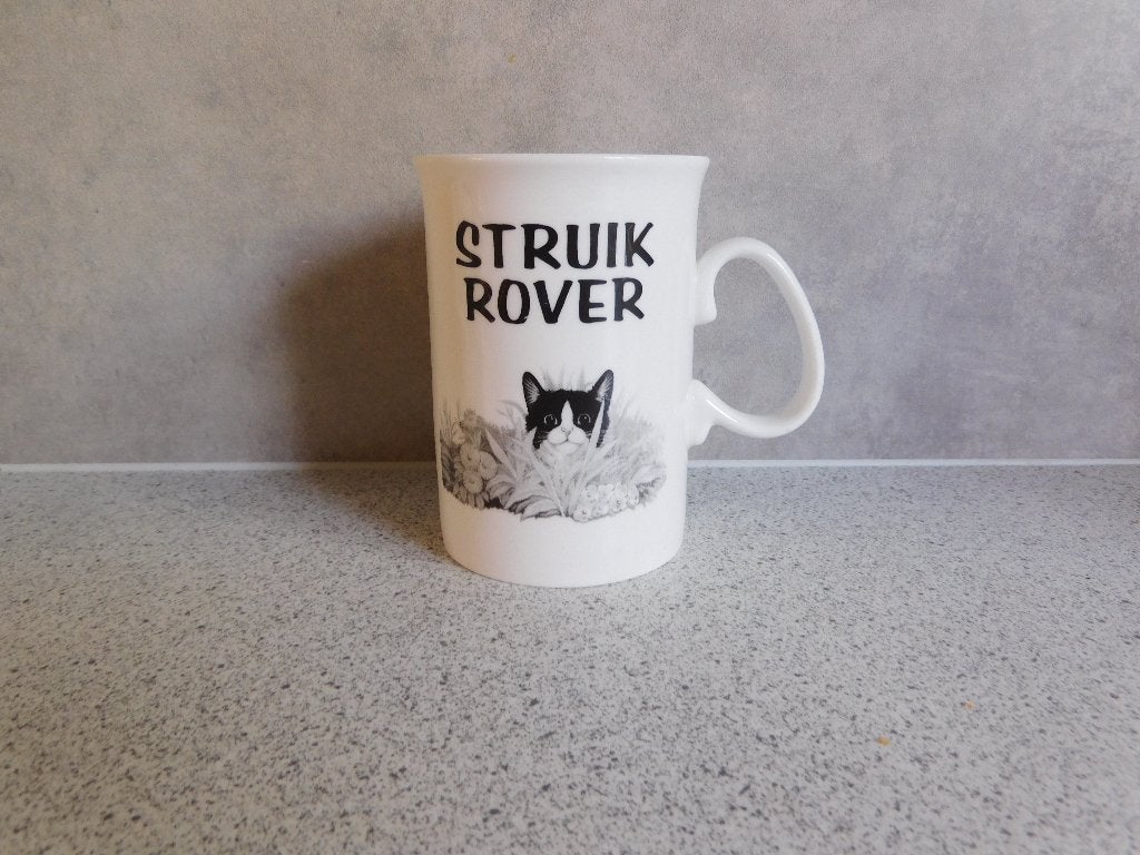 Mok Fine Bone China “Struikrover” voor Felix by Duchess, Overige merken, Zo goed als nieuw, Modern, Porselein
