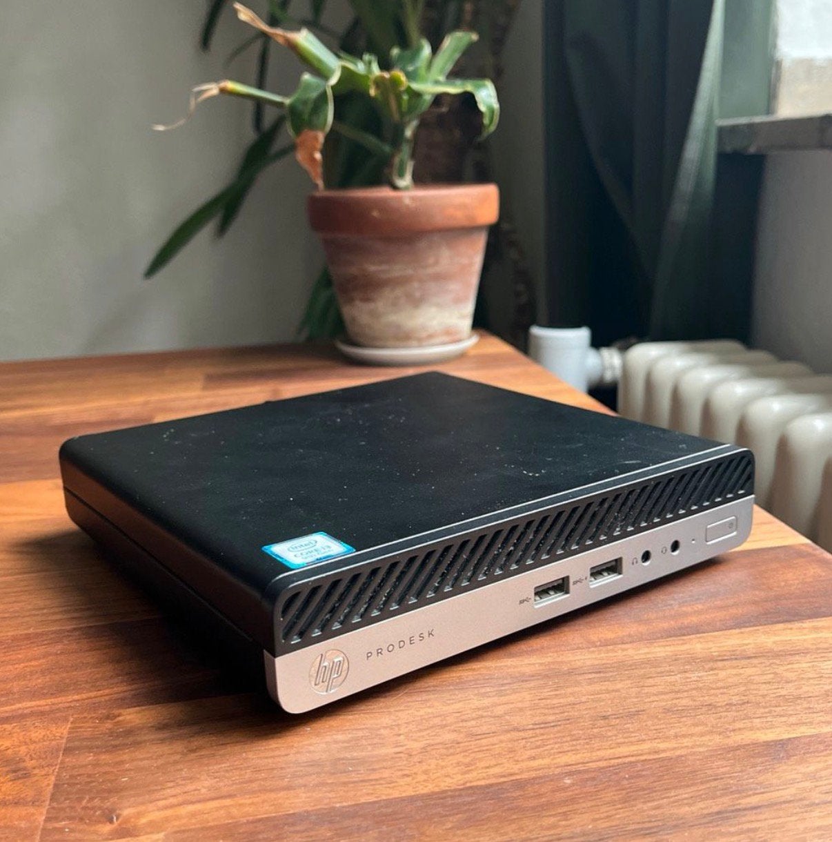 hp prodesk mini g5 i5 8gb ssd windows11pro, Ophalen, Zo goed als nieuw, SSD