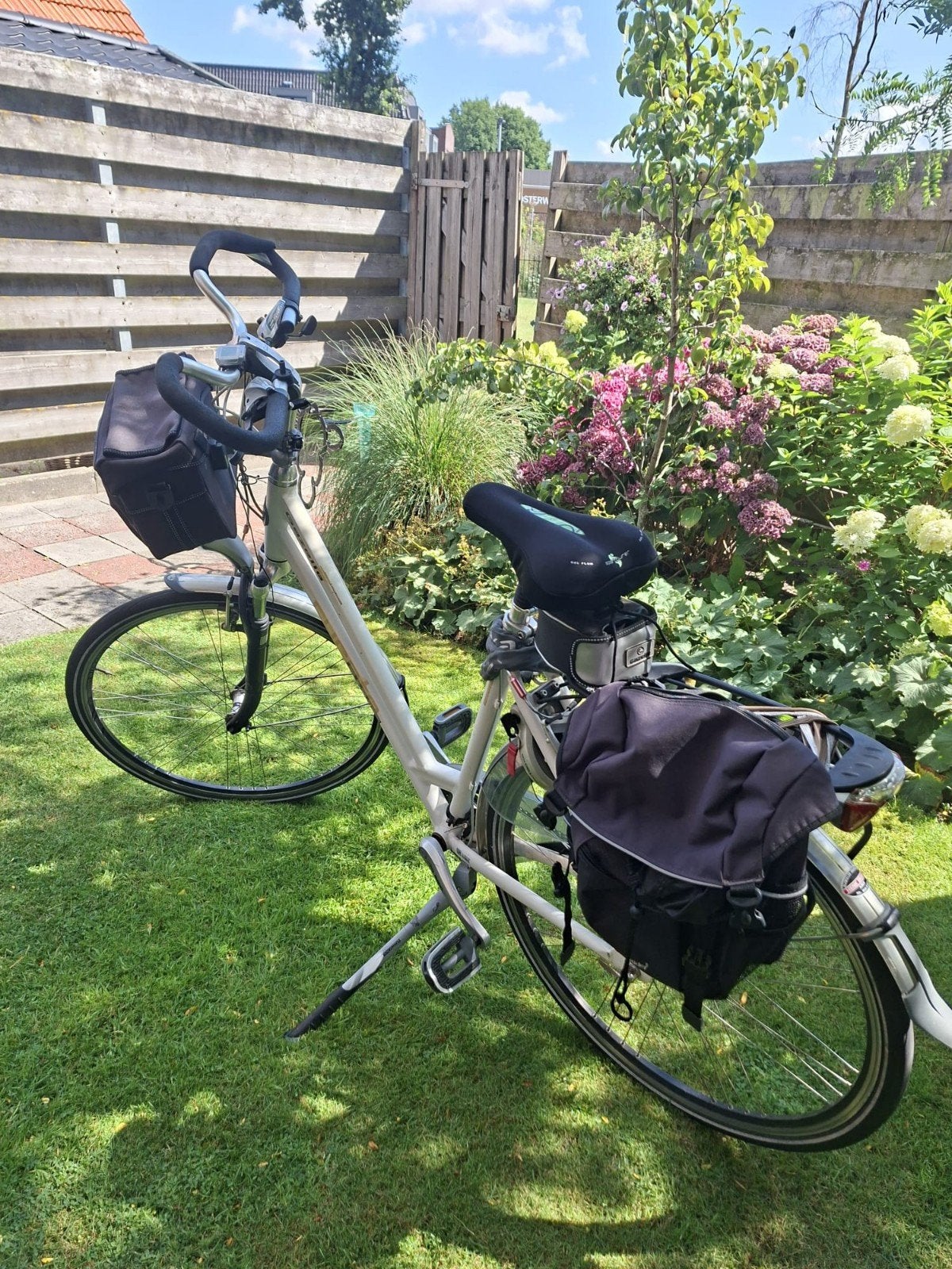 z.g.a.n gazelle fuente dames fiets incl. fietstasen, Fietsen en Brommers, Ophalen, Zo goed als nieuw, 55 cm of meer, Meer dan 20 versnellingen