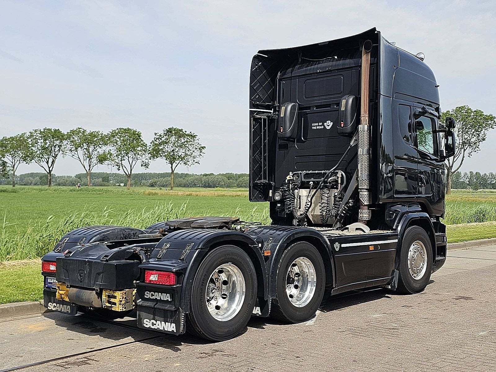 SCANIA R580 tlbogie,durabright, Auto's, Vrachtwagens, Automaat, Euro 6, Scania, Zwart