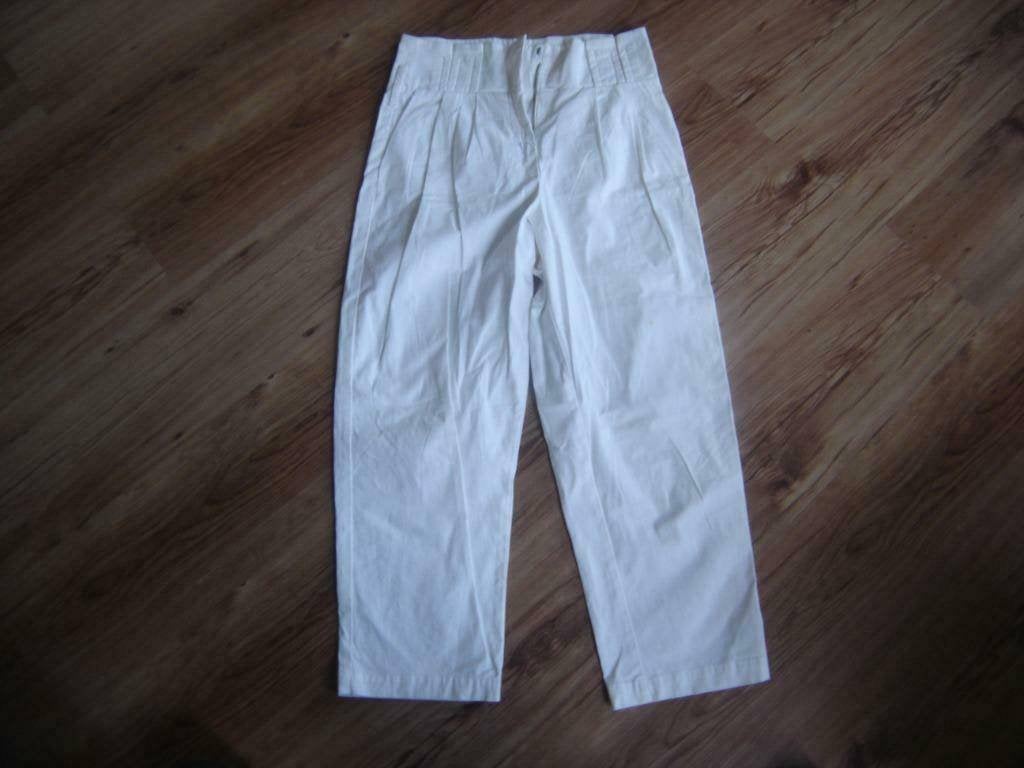 Dames Broek Merk Zara Woman Mt S, Maat 38/40 (M), Wit, Ophalen of Verzenden, Zo goed als nieuw