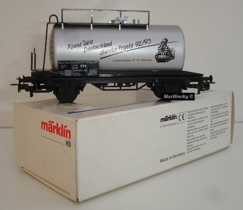 Märklin 4440 Round Table Ketelwagen * Zeldzaam * !, Wisselstroom, Ophalen of Verzenden, Märklin, Nieuw