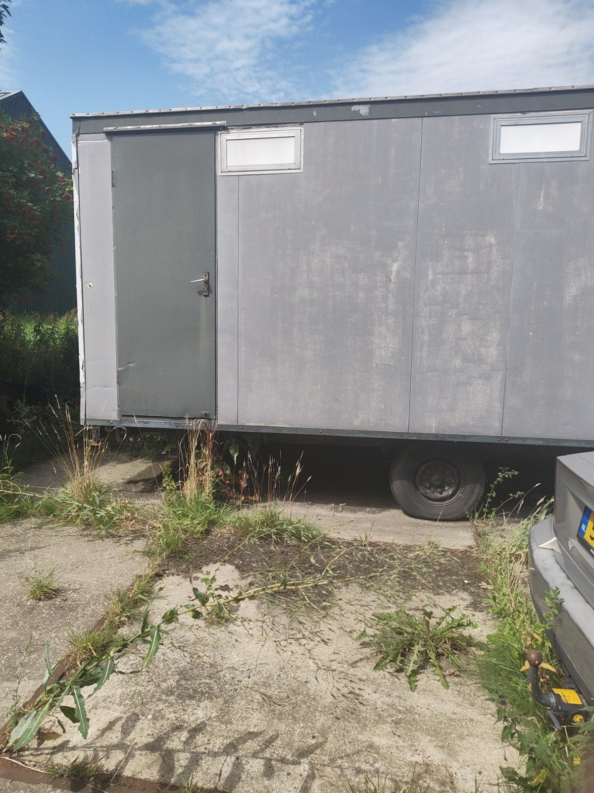Grote toiletwagen, Ophalen, Gebruikt