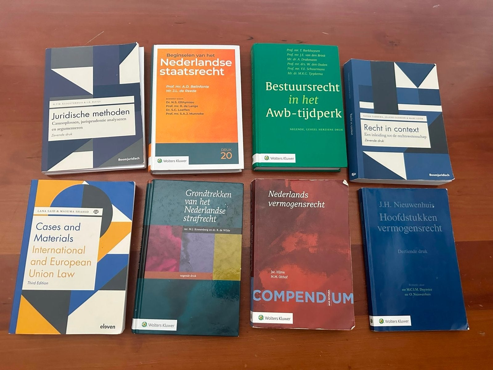 Boeken voor 1ejr  rechtsgeleerdheid (8 stuks), Ophalen of Verzenden, Gamma, Zo goed als nieuw, HBO
