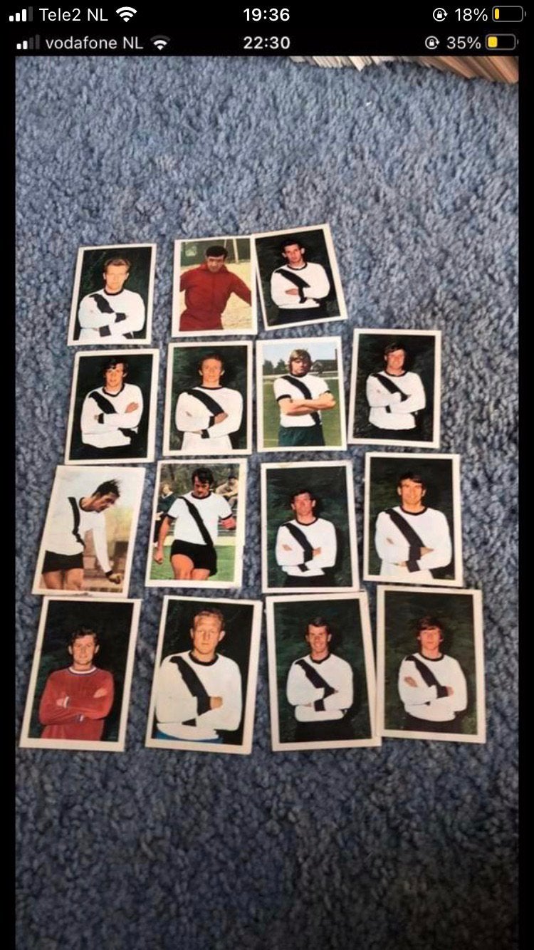 Fc den bosch panini vanderhout 1971-1972, Ophalen of Verzenden, Gebruikt, Overige binnenlandse clubs, Poster, Plaatje of Sticker