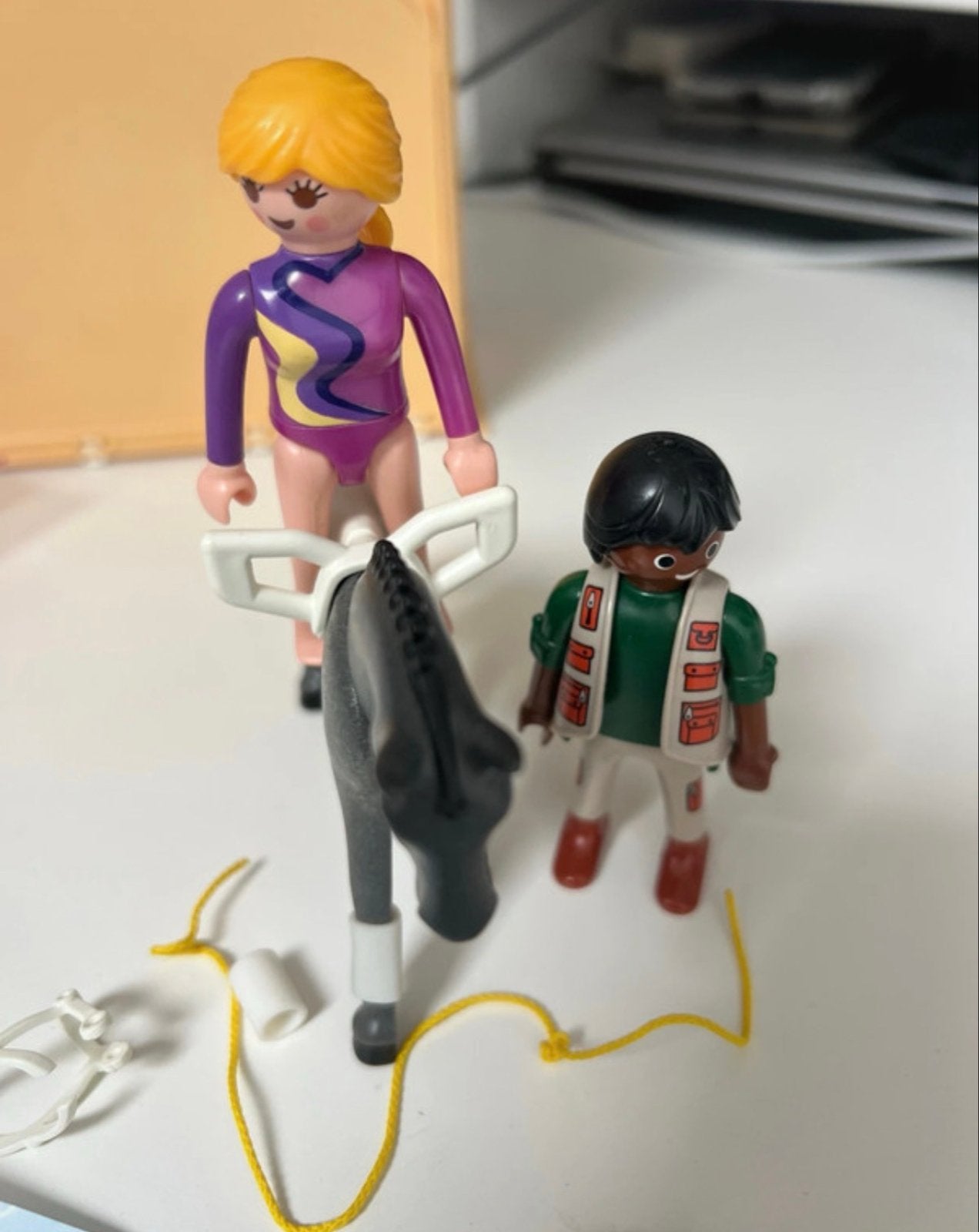 Playmobil 5229 Paardrijles met 2 figuren en paard, Complete set, Ophalen of Verzenden, Zo goed als nieuw, Country