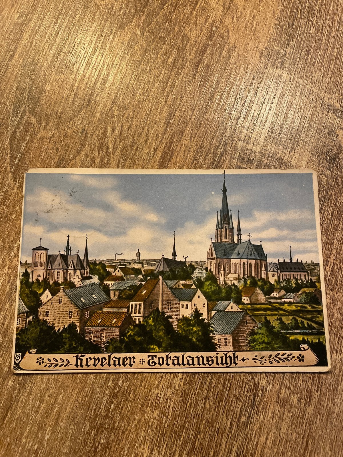 Oude Ansichtkaart Kevelaer Totaalansicht - Gelopen, Verzamelen, Ophalen of Verzenden, Voor 1920, Gelopen, Duitsland