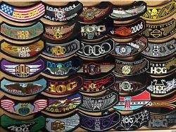 HOG jaarpatches, Ophalen of Verzenden, Transport, Button