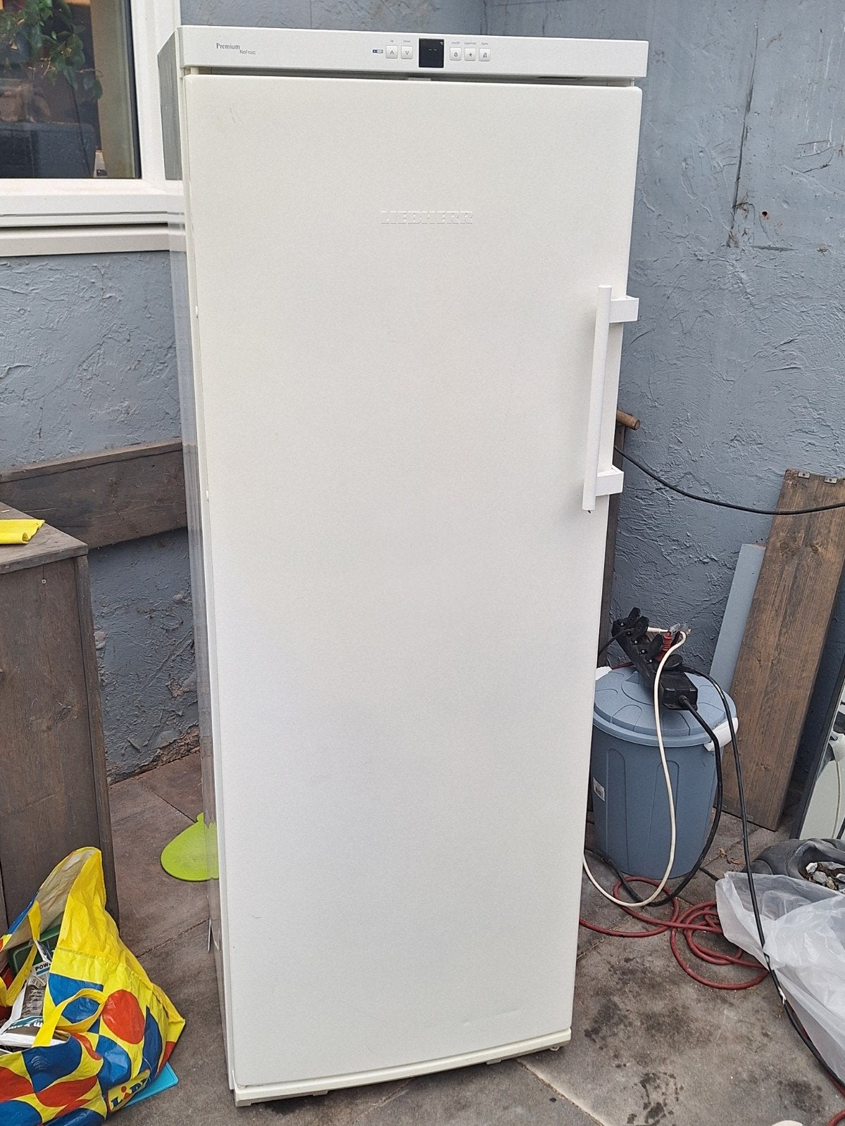 goede liebher no frost  diepvrieskast goed onderhouden, Witgoed en Apparatuur, Gebruikt, Minder dan 60 cm, 160 cm of meer, Vrijstaand