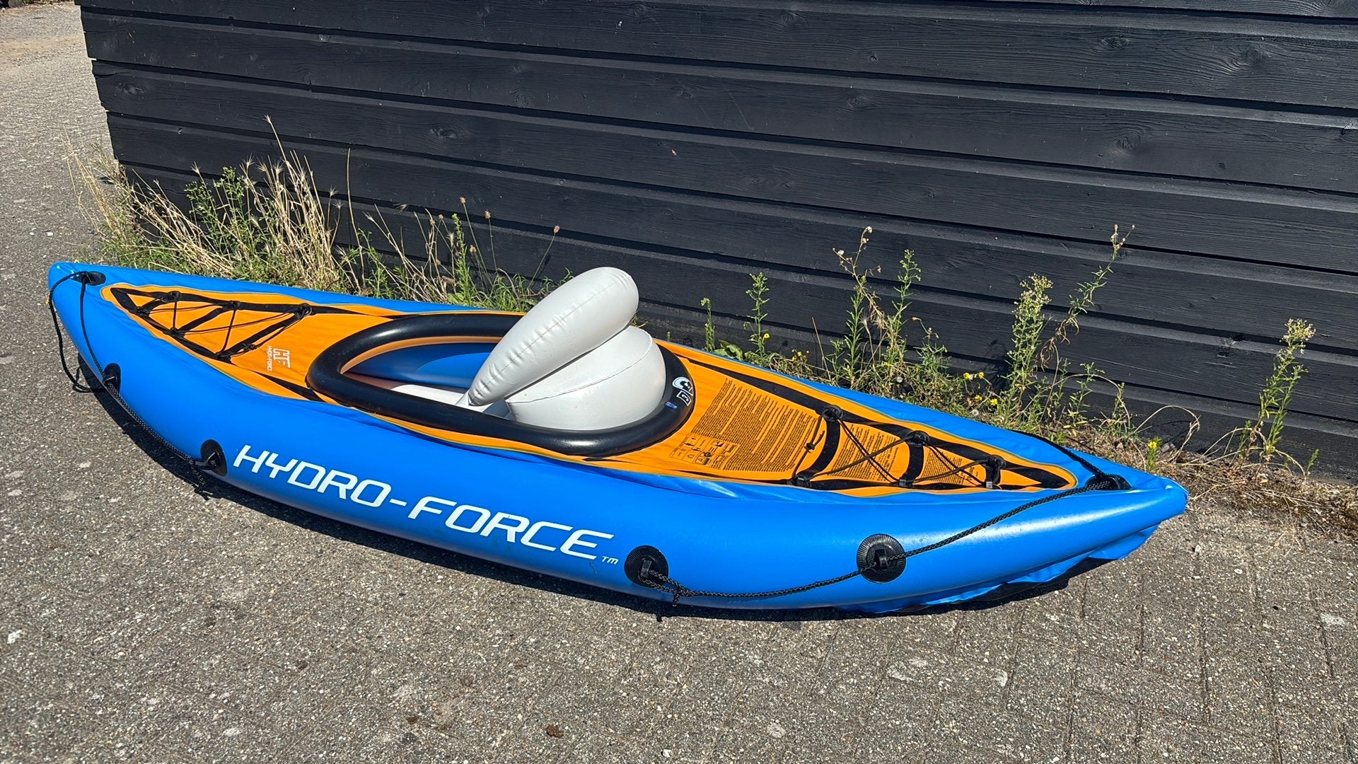 Kano opblaasbaar zgan 1 persoons bootje, Watersport en Boten, Kano's, Ophalen, Eén persoon, Overige typen, Zo goed als nieuw