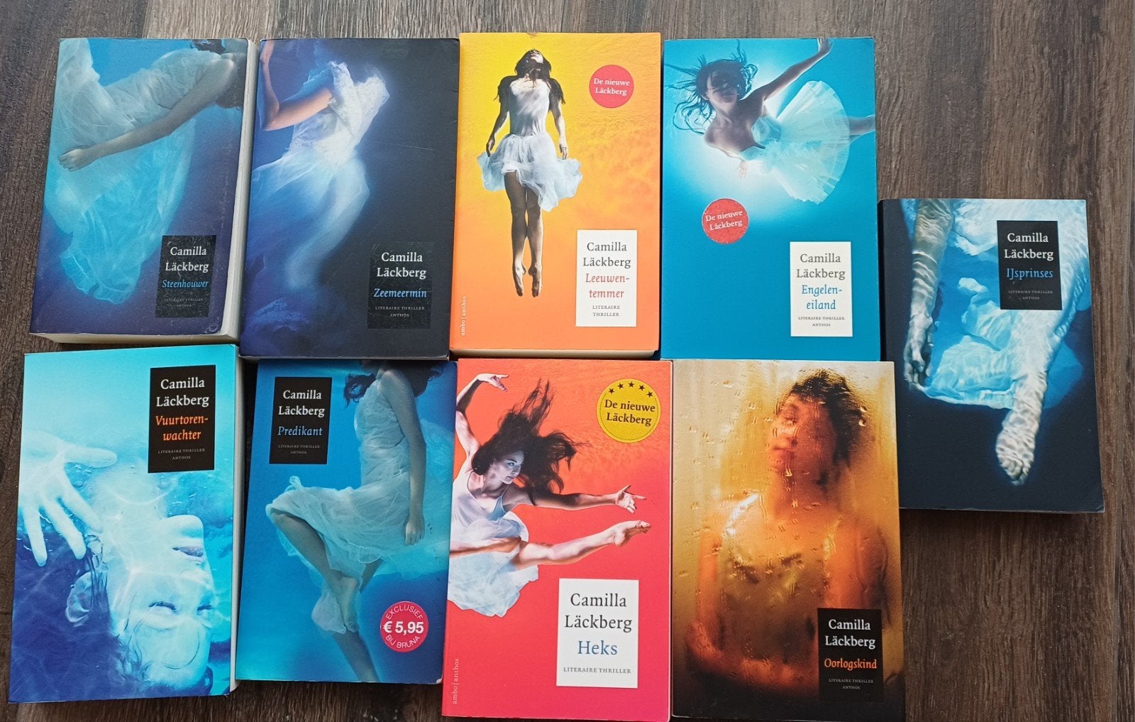 Camilla Läckberg boeken - Complete set van 9 thrillers, Boeken, Ophalen of Verzenden, Gelezen, Camilla Läckberg, Europa overig