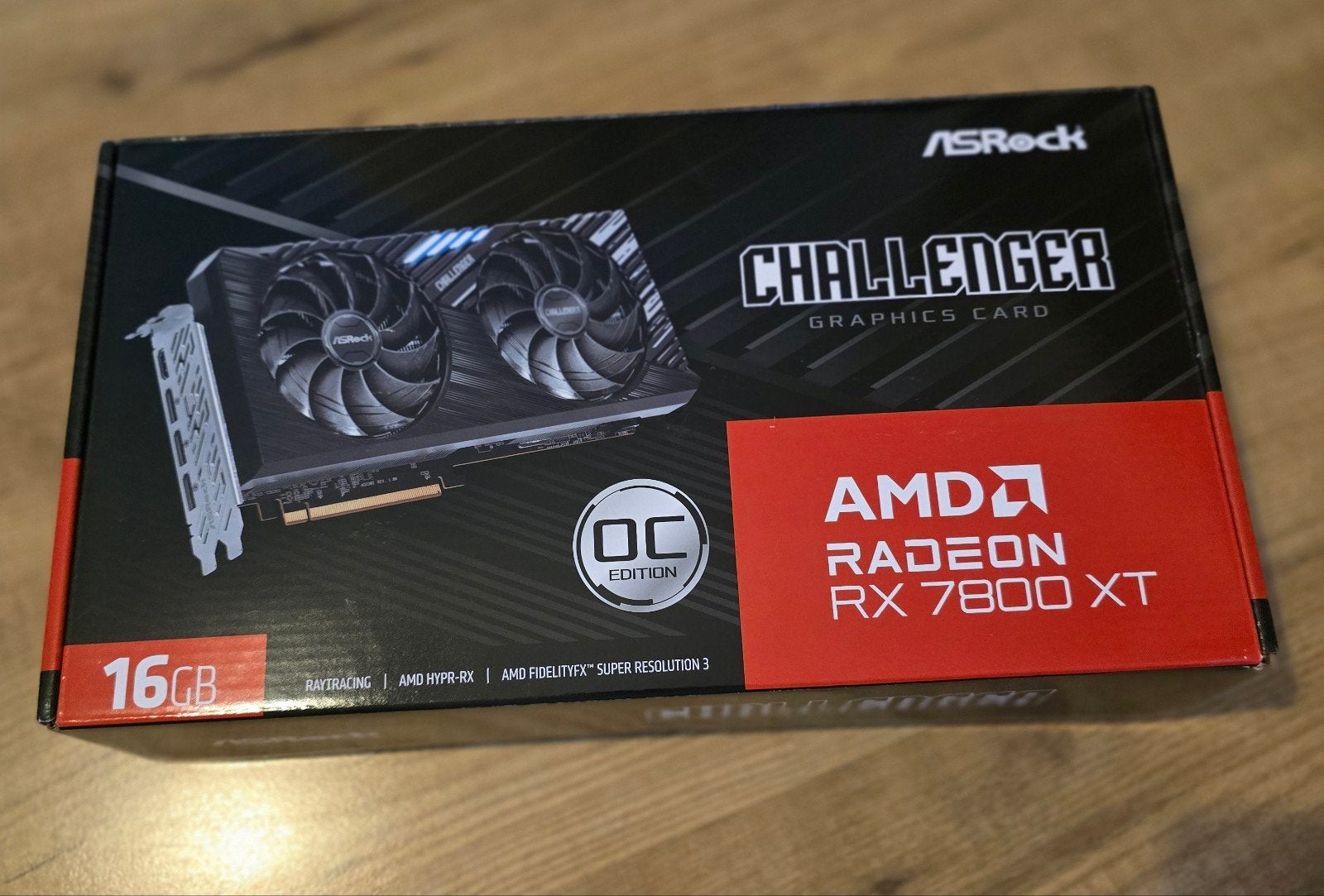 ASRock RX 7800 XT Challenger 16GB, Computers en Software, Videokaarten, Ophalen of Verzenden, Zo goed als nieuw, GDDR6, PCI-Express 4