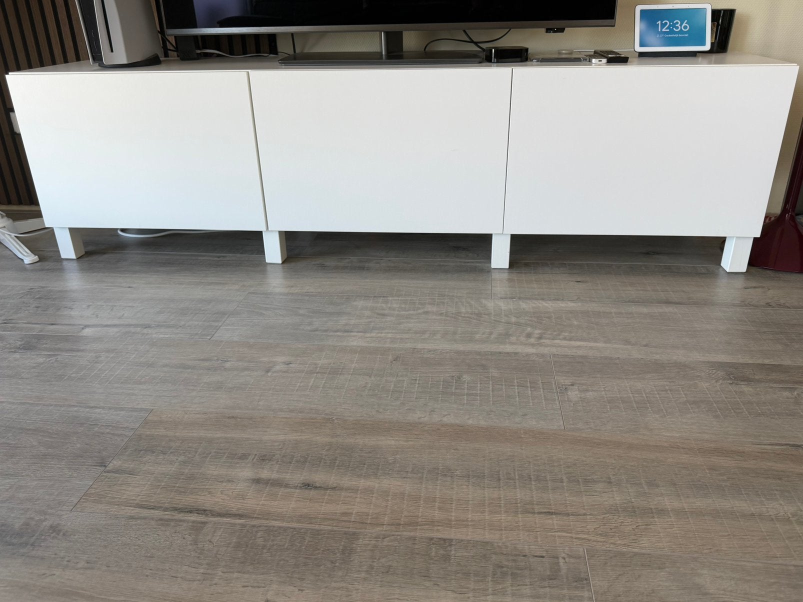 Besta tv-meubel wit 180 cm, Ophalen, Zo goed als nieuw