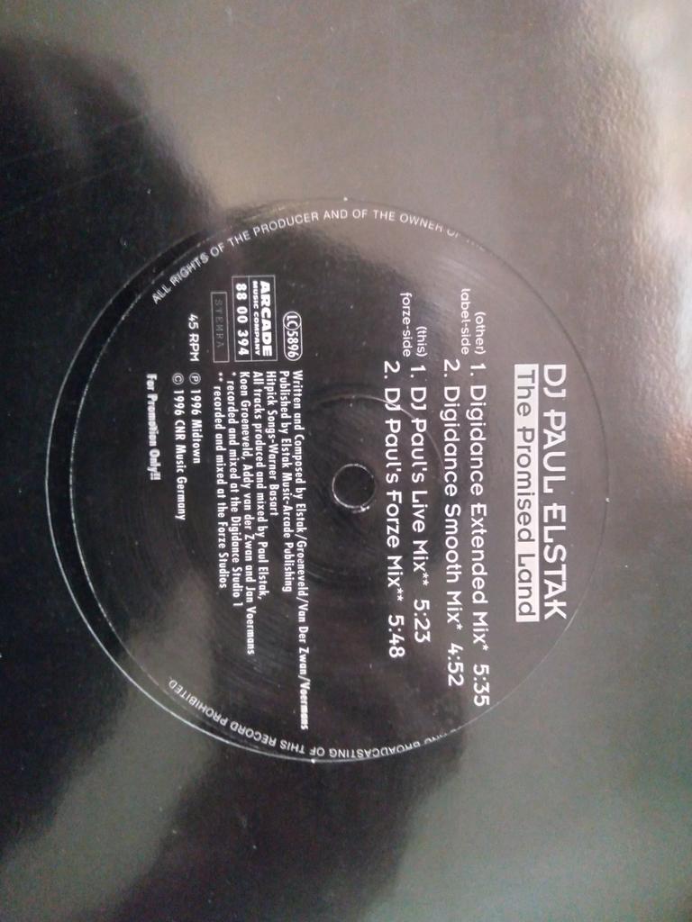 Dj Paul Elstak lp, Ophalen of Verzenden, Gebruikt, 12 inch, Techno of Trance