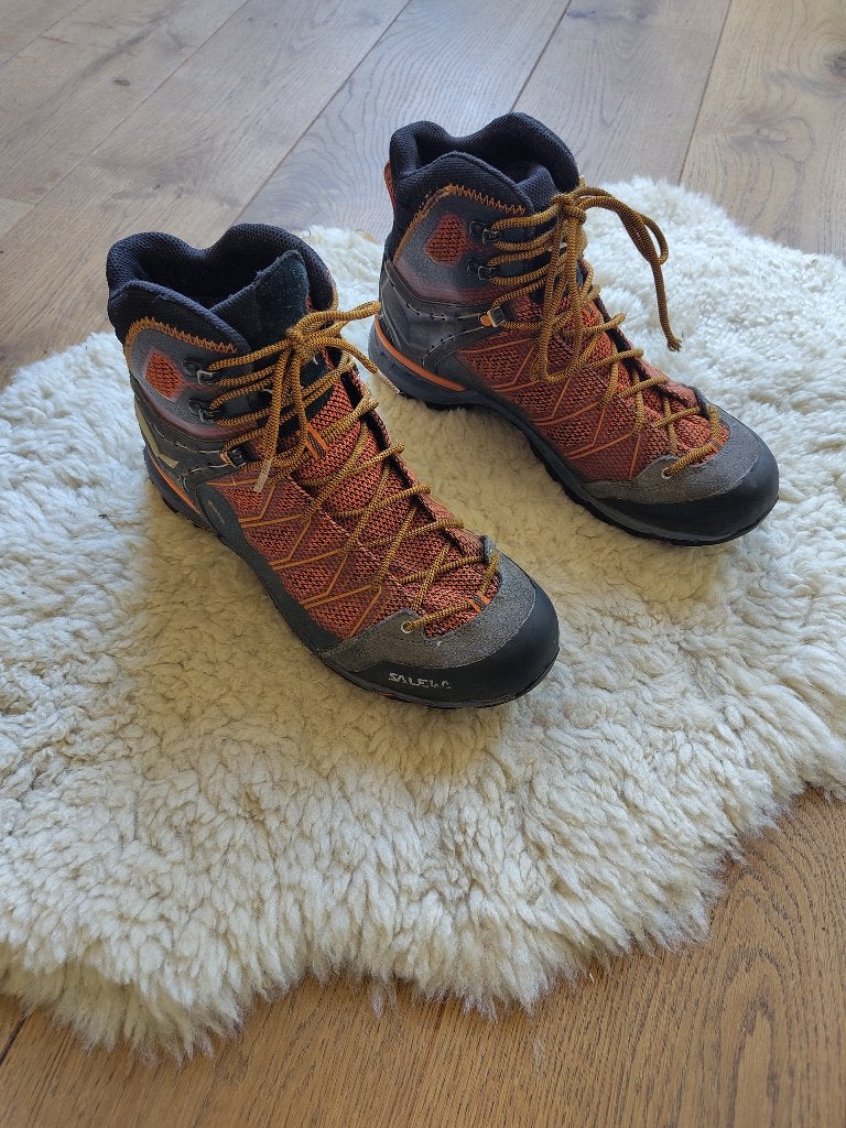 Salewa bergschoenen - Oranje/Zwart, Ophalen of Verzenden, Gebruikt, Schoenen