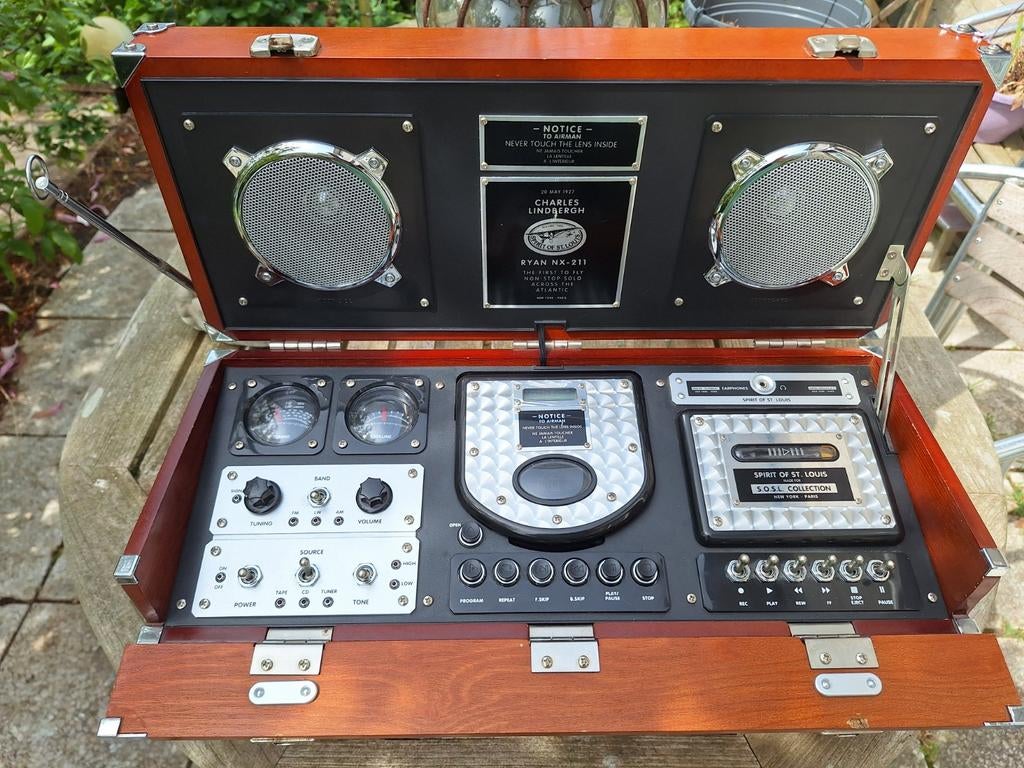 Spirit of St. Louis Radio Combinatie - Werkt op Batterijen, Ophalen of Verzenden