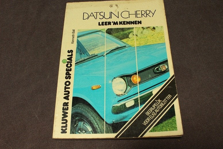 Datsun Cherry leer 'm kennen Kluwer auto specials, Ophalen of Verzenden