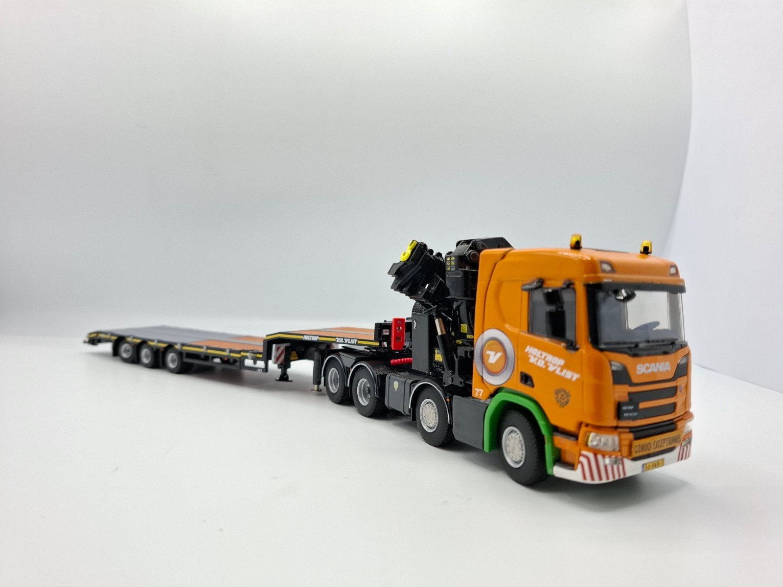Wsi Scania 8x4 Holtrop vd vlist Assen autolaadkraan oplegger, Ophalen of Verzenden, Nieuw, Bus of Vrachtwagen, Wsi