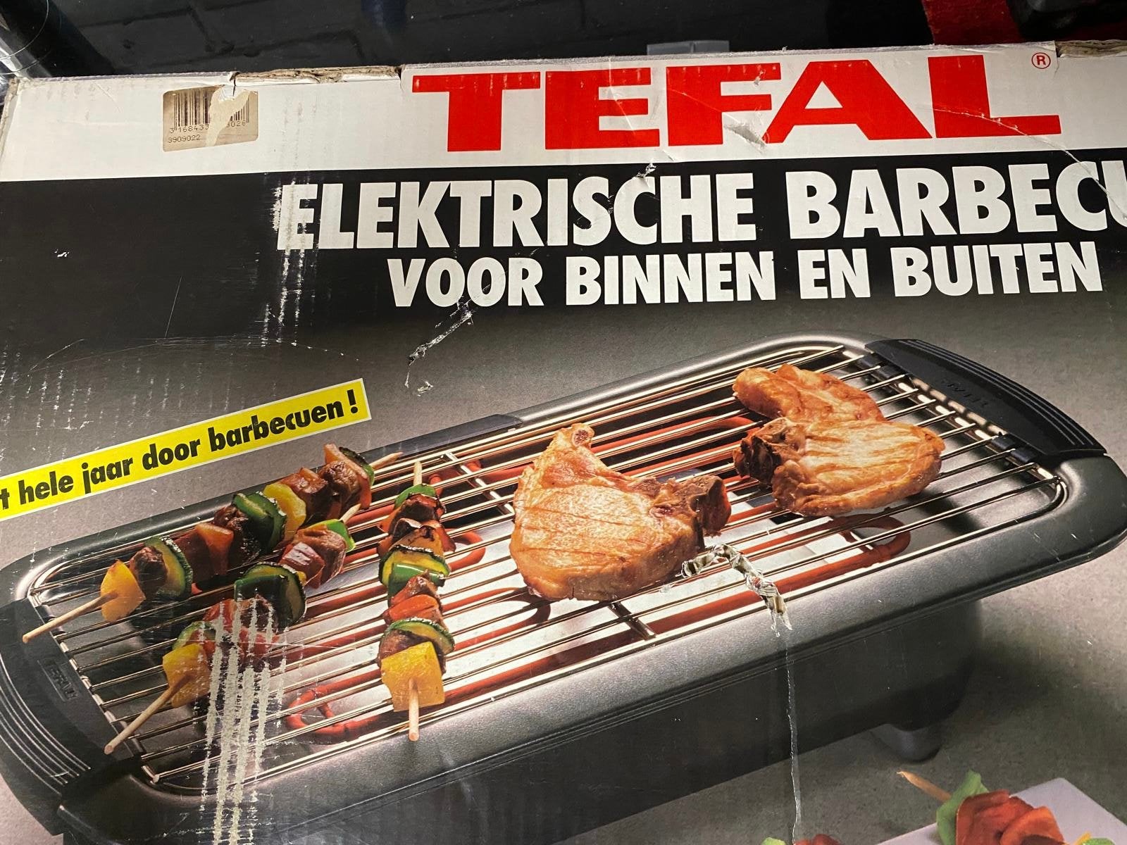 Tefal elektrische bbq, Ophalen, Zo goed als nieuw
