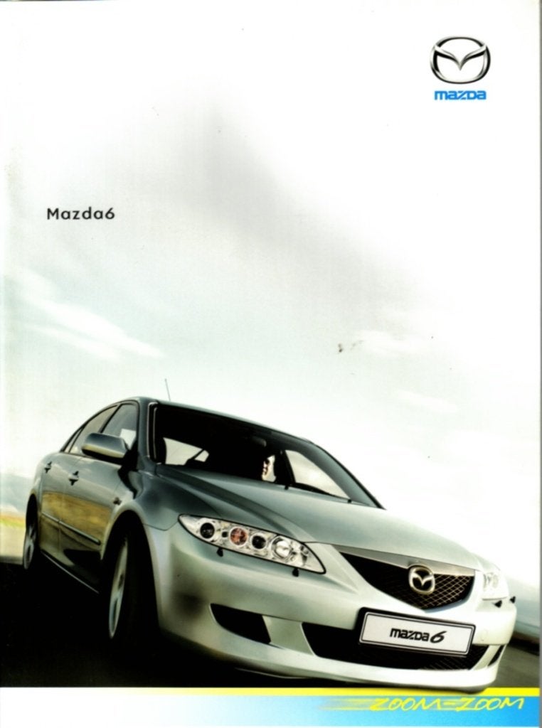 Brochure Mazda 6 2004, Boeken, Auto's | Folders en Tijdschriften, Ophalen of Verzenden, Gelezen, Mazda