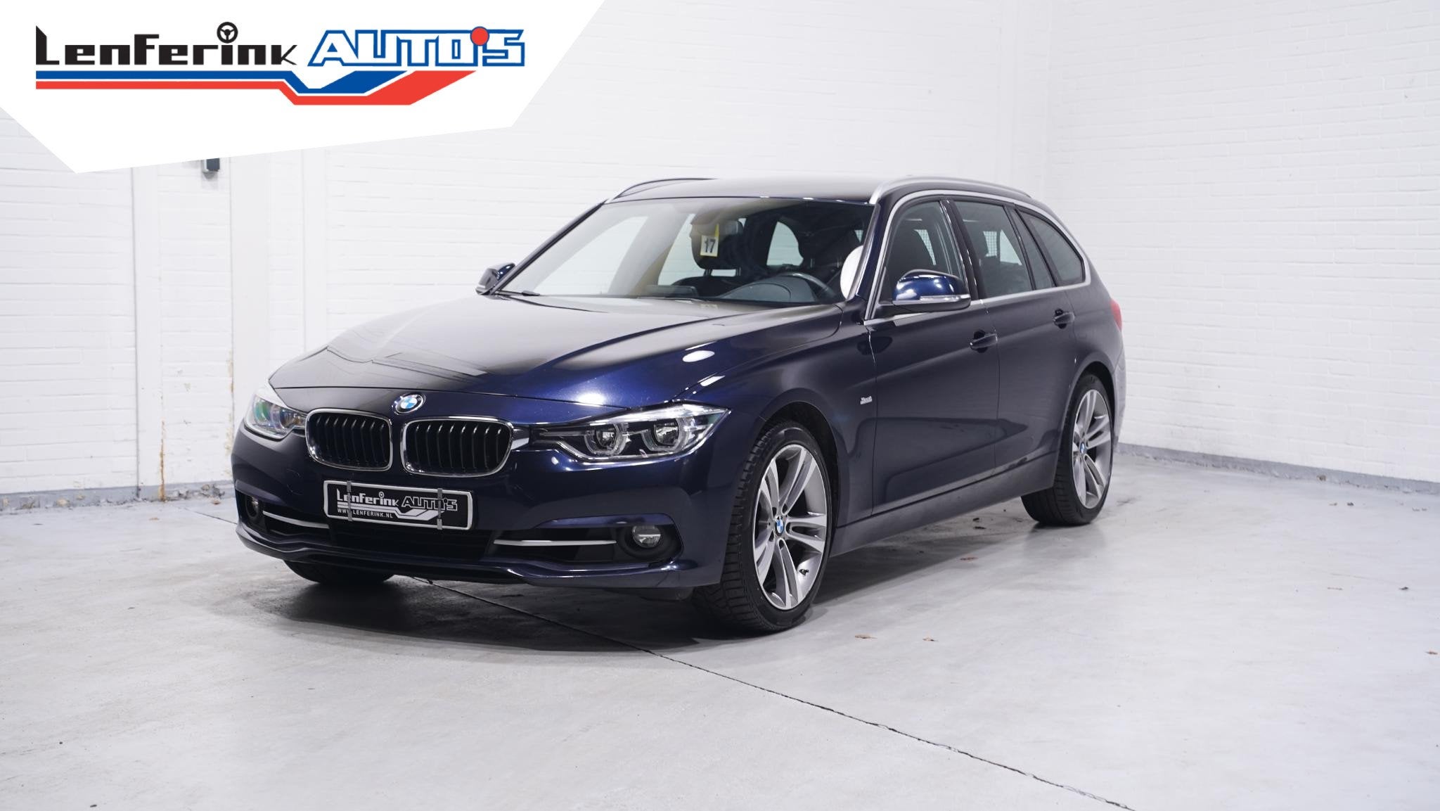BMW 3-serie Touring 318i M Sport Edition NAP CLima Navi Led, Automaat, Gebruikt, Euro 6, Blauw