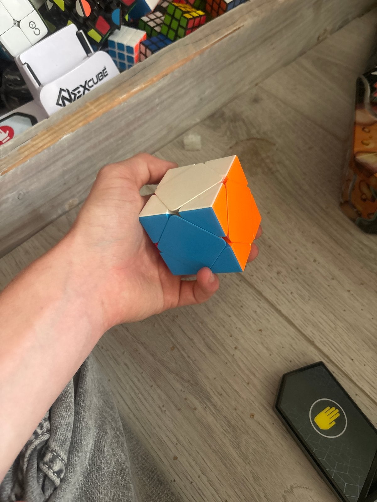 Nexcube Skewb Speedcube - Zo goed als nieuw, Ophalen of Verzenden, Zo goed als nieuw, Puzzelen