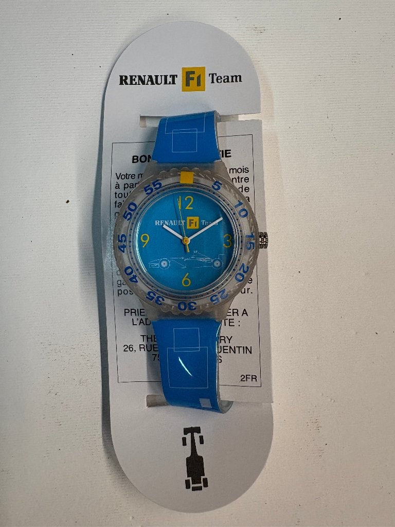 intage Renault F1 Team Horloge - Nieuw op kaart (NOS), Verzamelen, Automerken, Motoren en Formule 1, Ophalen of Verzenden, Nieuw