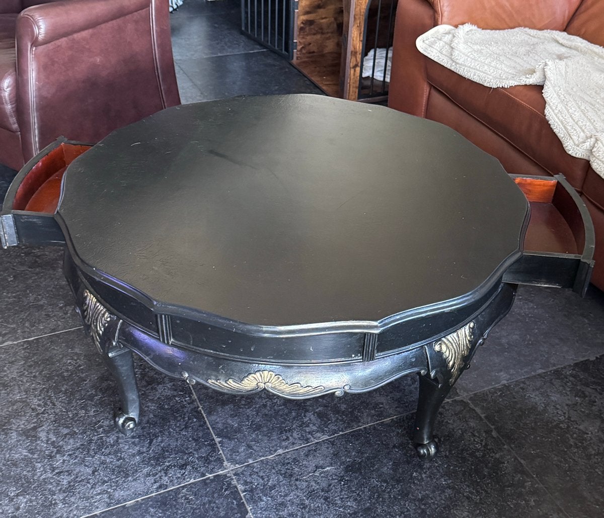 Barok salontafel, Gebruikt, Barok, Rond, 75 cm of meer