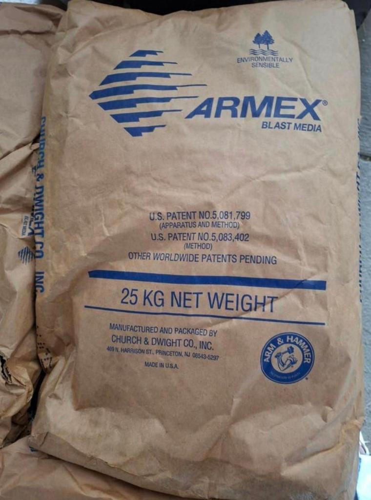 Armex Soda Straalmiddel - 25 kg zakken, Ophalen