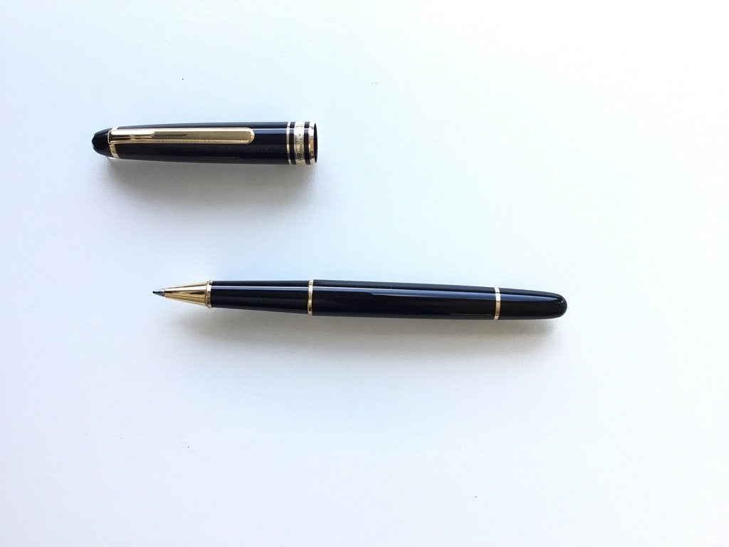 Montblanc meisterstück Classique 163 Rollerball, Ophalen of Verzenden, Zo goed als nieuw, Vulpen, Mont Blanc