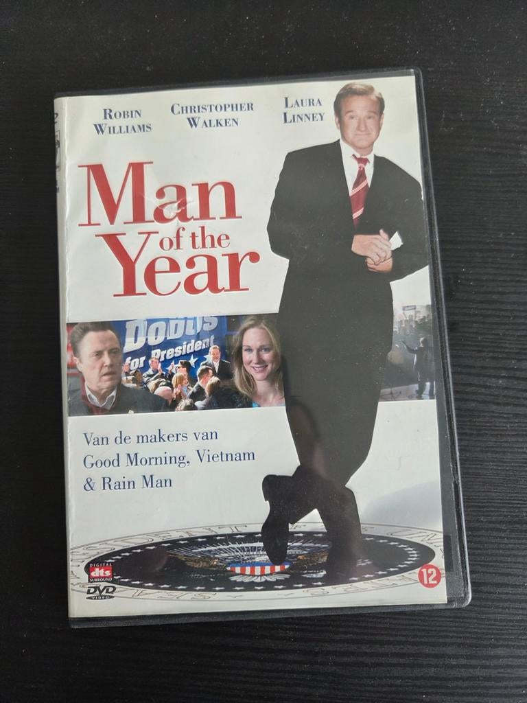 Man of the Year DVD - Robin Williams Komedie, Vanaf 12 jaar, Ophalen, Gebruikt, Overige genres
