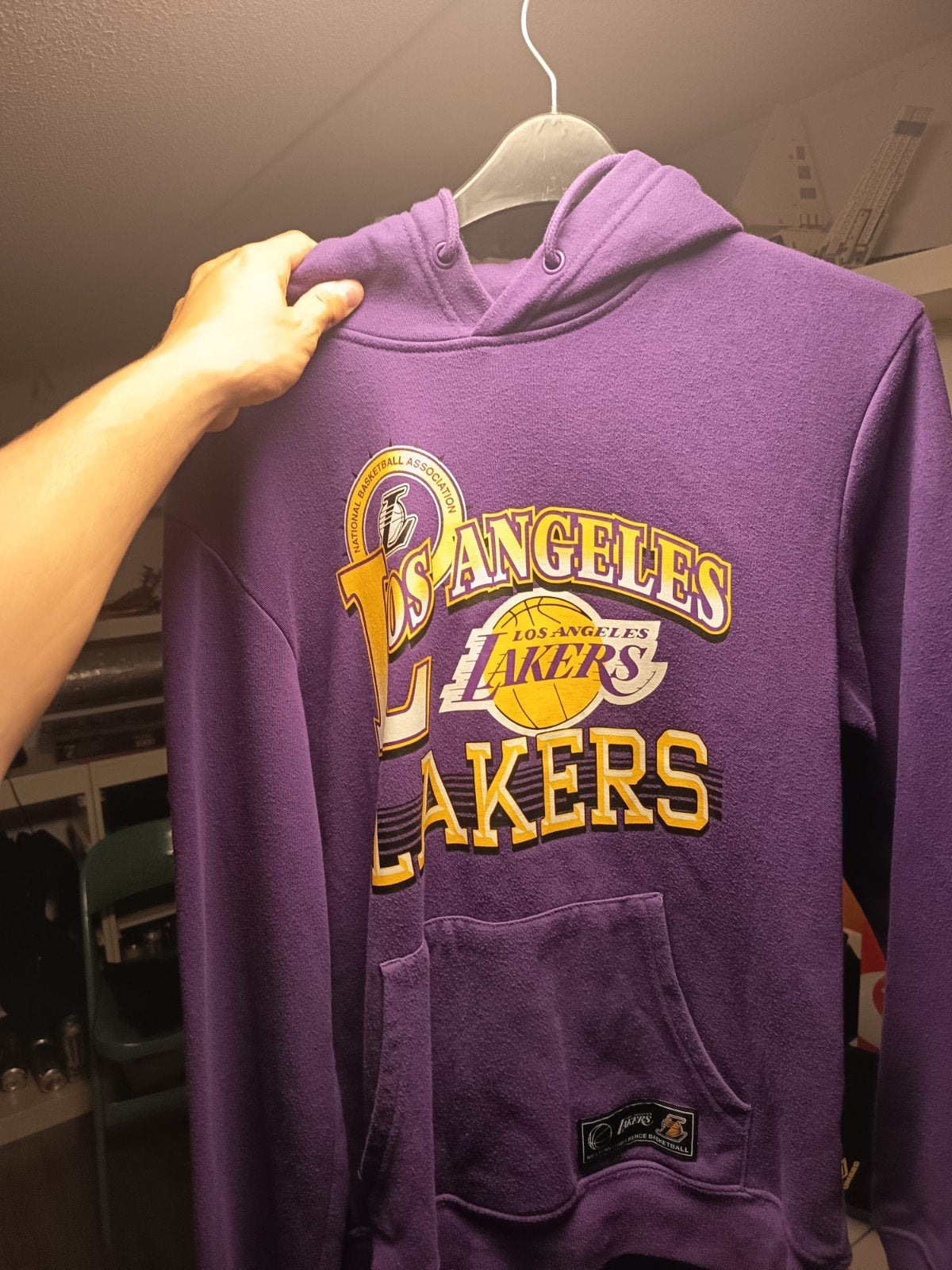 NBA Los Angeles Lakers Hoodie Maat XS, Ophalen of Verzenden, Gedragen, NBA